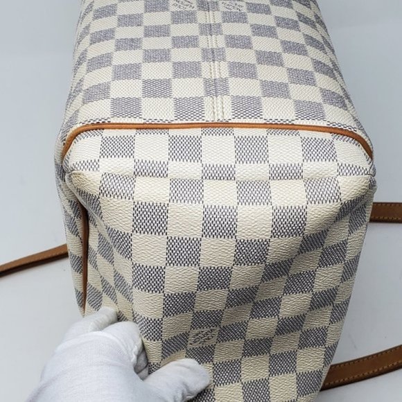 Auth Louis Vuitton Totally MM Damier Azur Tote Bag - Picture 7 of 16